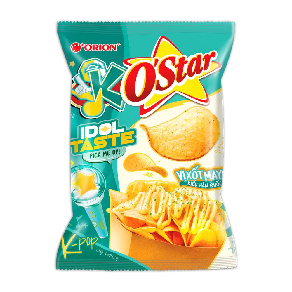 Bánh Snack O Star Vị Xốt Mayo Kiểu Hàn Quốc 90g