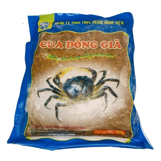 Cua đồng giã Minh Tiến 500g