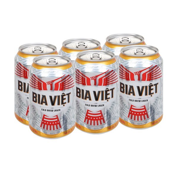 Lốc 6 lon bia Việt lon 330ml