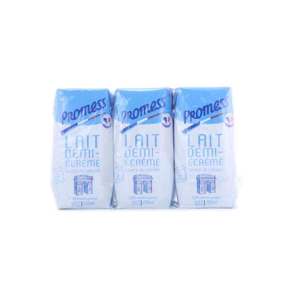 Lốc 6 Hộp Sữa Promess UHT Ít Béo 1.5 Béo 200ml