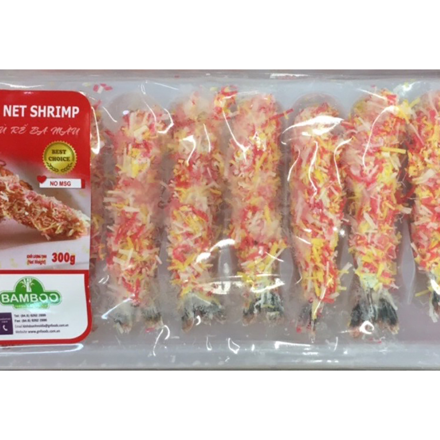 Tôm Xù Rế 3 Màu Bamboo 300g