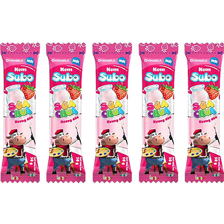 Kem Sữa Chua Subo Hương Dâu Vinamilk 50g