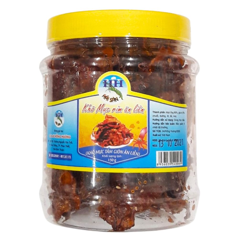 Khô Mực Rim Ăn Liền Hồng Hương 150g