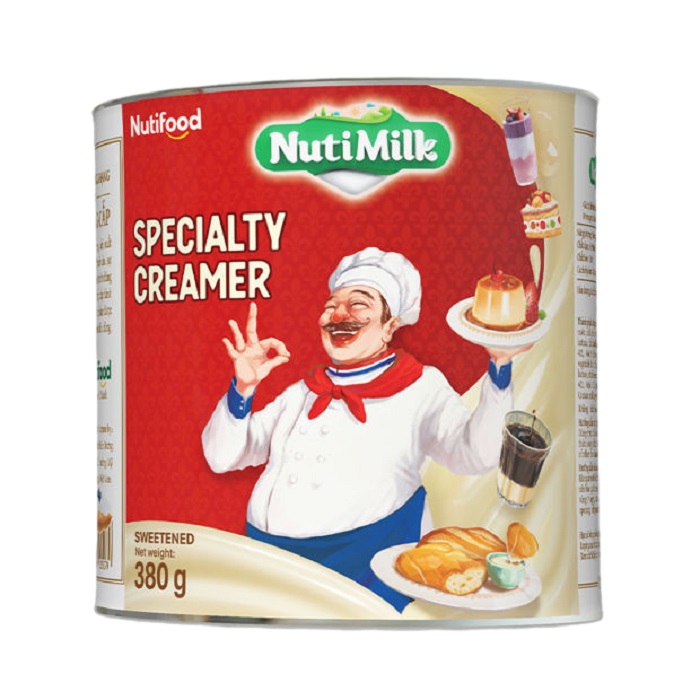 Creamer Đặc Sữa Pha Chế NutiMilk 380g