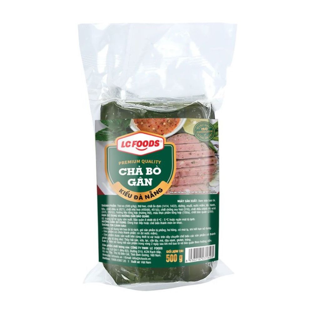 LC Food Chả Bò Gân Kiểu Đà Nẵng 500g