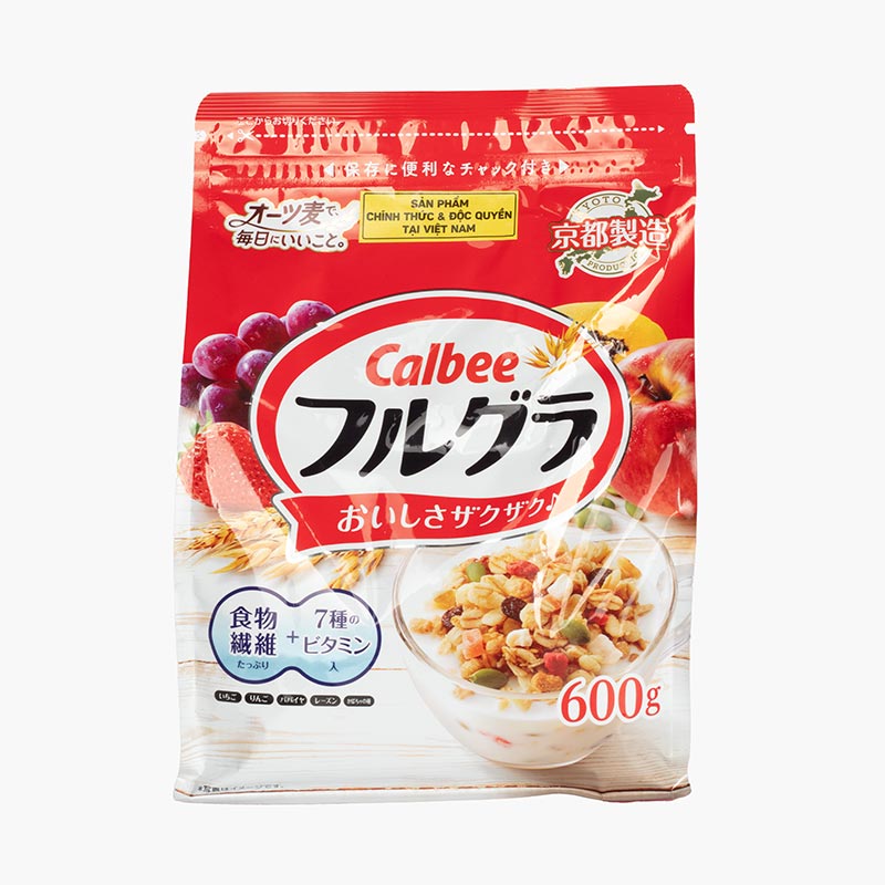 Thực Phẩm Bổ Sung Calbee Ngũ Cốc Trái Cây 600g