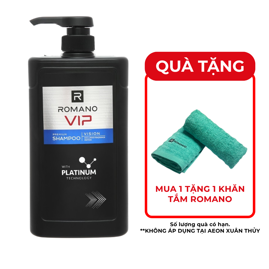 Dầu Gội Romano Cao Cấp Vip Vision 650g