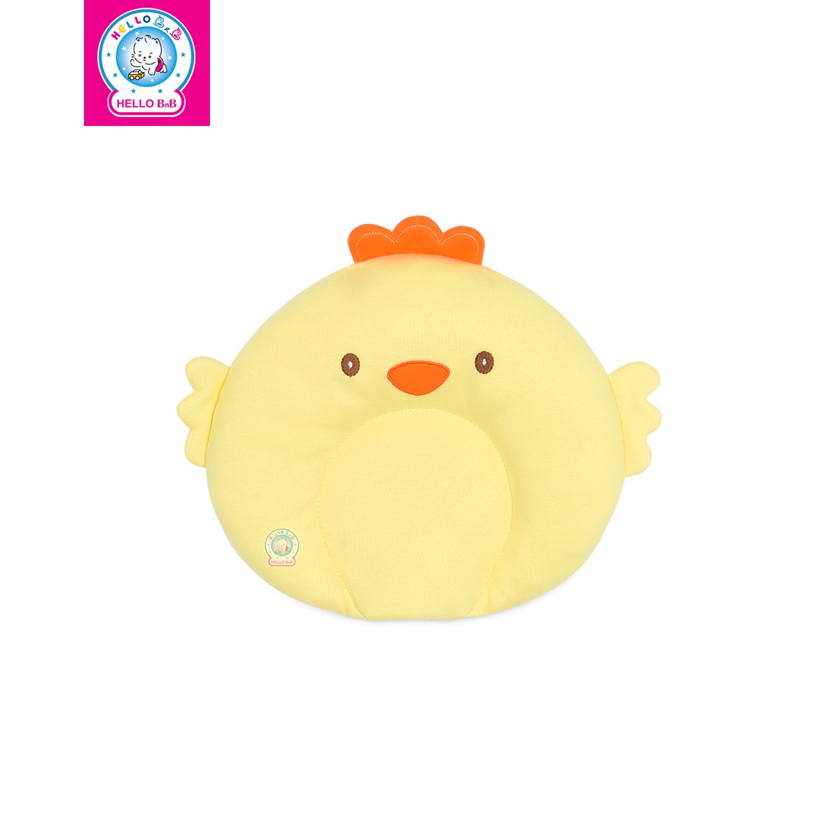 Gối Lõm Định Hình Đầu Bé Hình Chíp Bông Freesize Nền Vàng PK0774