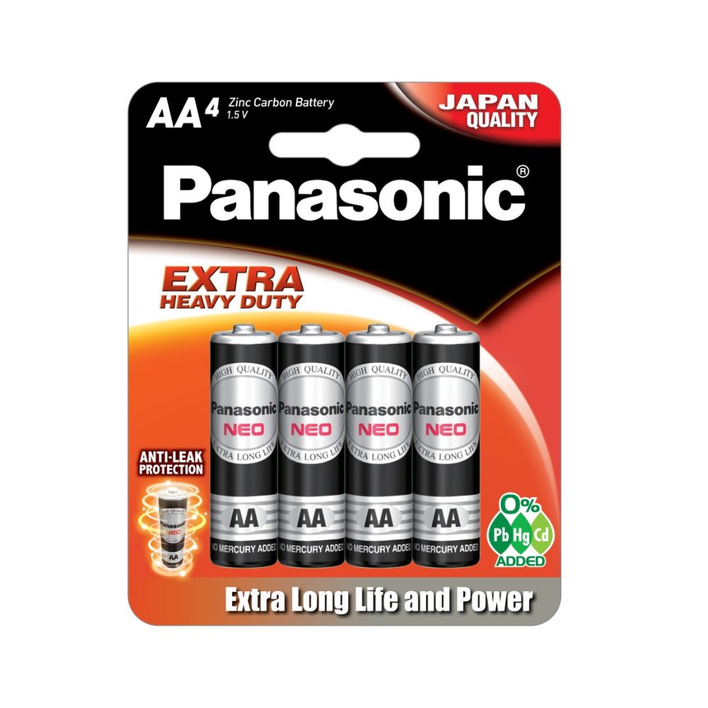 Pin Panasonic R6NT-4B-V AA Vỉ 4 Viên