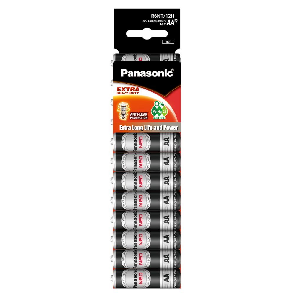 Pin Than Neo Panasonic R6NT-12H AA Vỉ 12