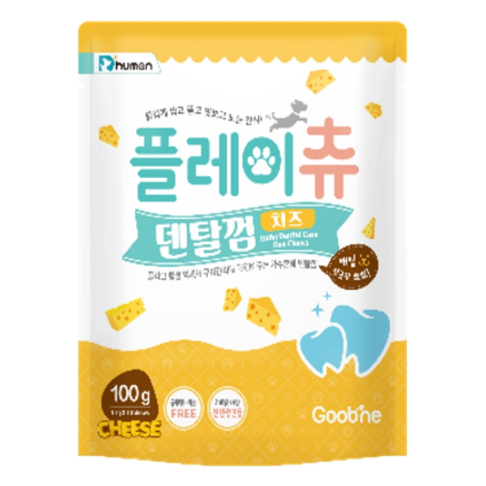 Bánh Thưởng Sạch Răng Cho Chó Vị Phô Mai Dhuman Dental Gum Cheese 100g