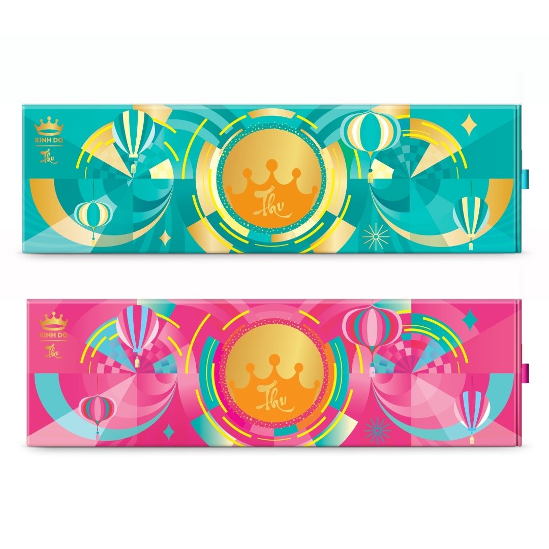 Bánh trung thu Kinh Đô mini Lava hộp 4 cái 45g