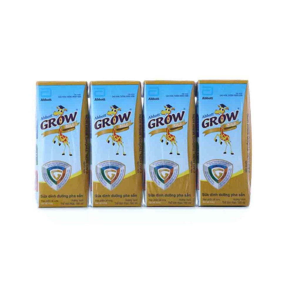 Lốc 4 Hộp Sữa Tươi Abbott Grow Gold Hương Vani