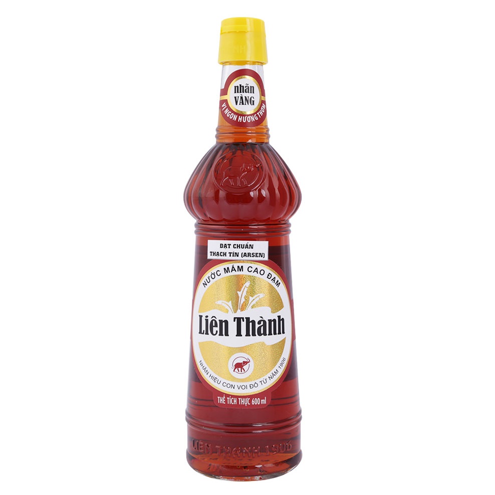 Liên Thành Nước Mắm Nhãn Vàng 600ml