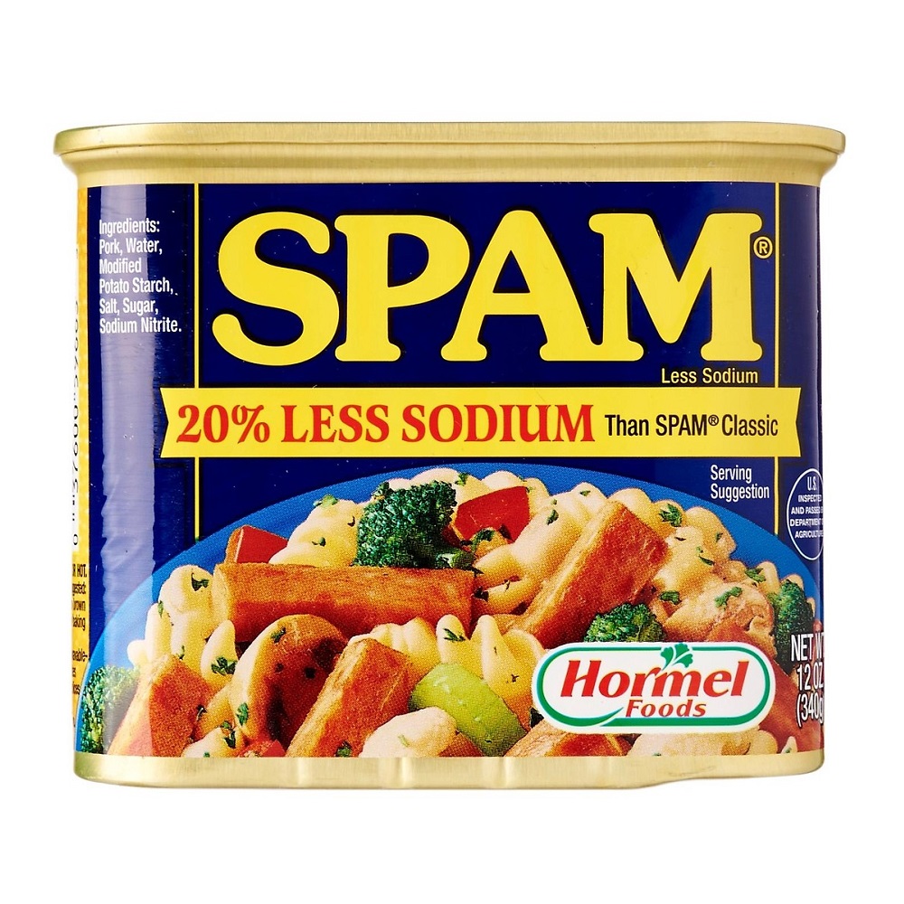 Thịt Hộp Spam Less Sodium Hormel Foods 340g