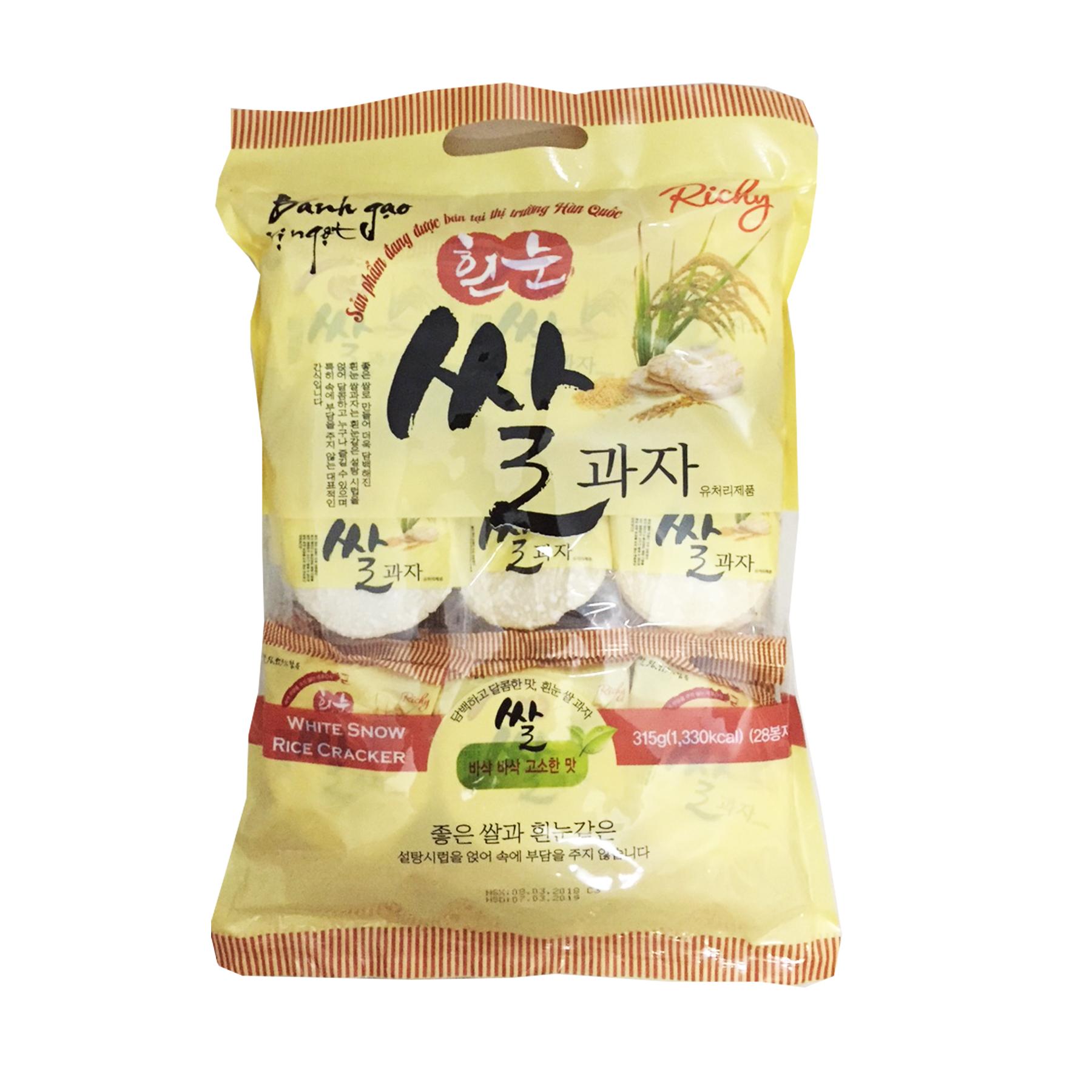 Bánh Gạo Richy Vị Ngọt 315g Giá Tốt Tháng 5/2026