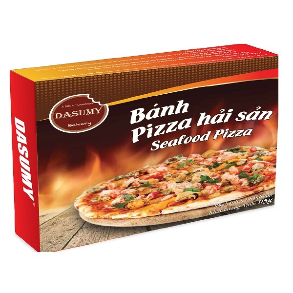 Bánh Pizza Mini Hải Sản Dasumy 115g