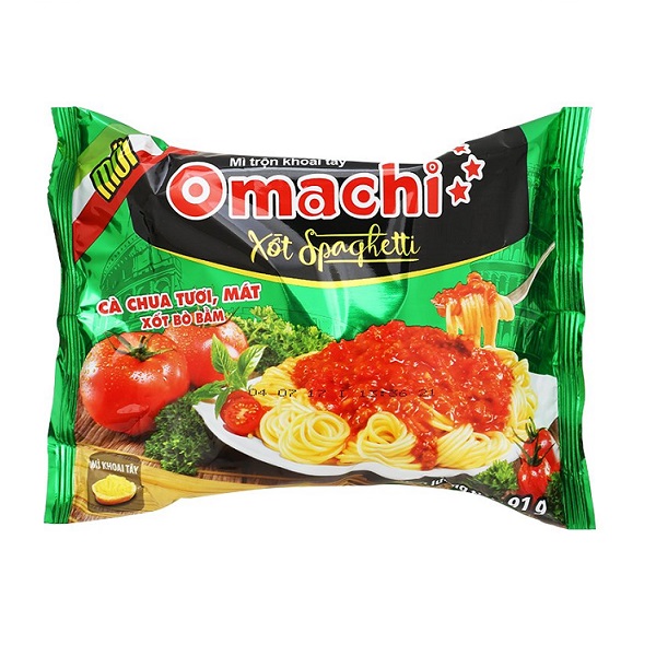 Mì trộn Omachi xốt spaghetti gói 90g