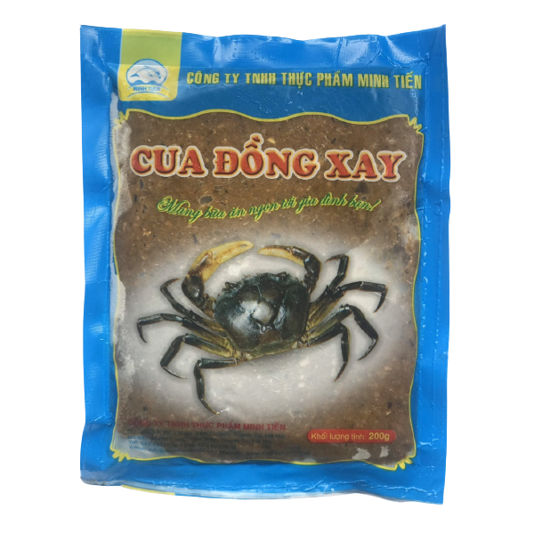 Cua đồng giã Minh Tiến 200g