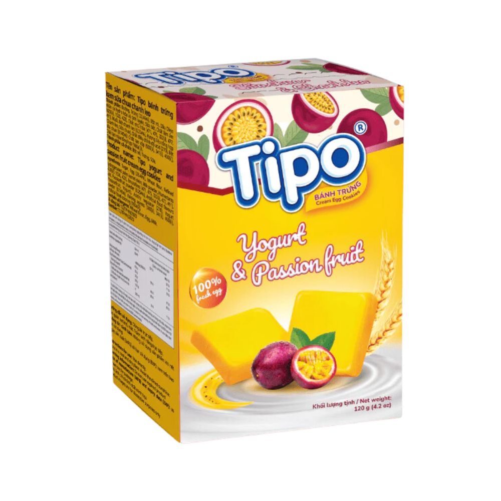 Bánh trứng Tipo sữa chua và chanh leo 120g