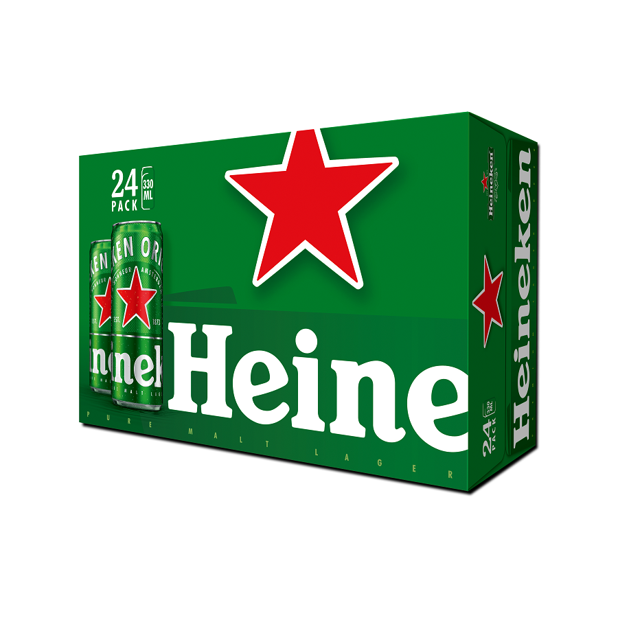 Thùng 24 lon bia Heineken xanh 330ml