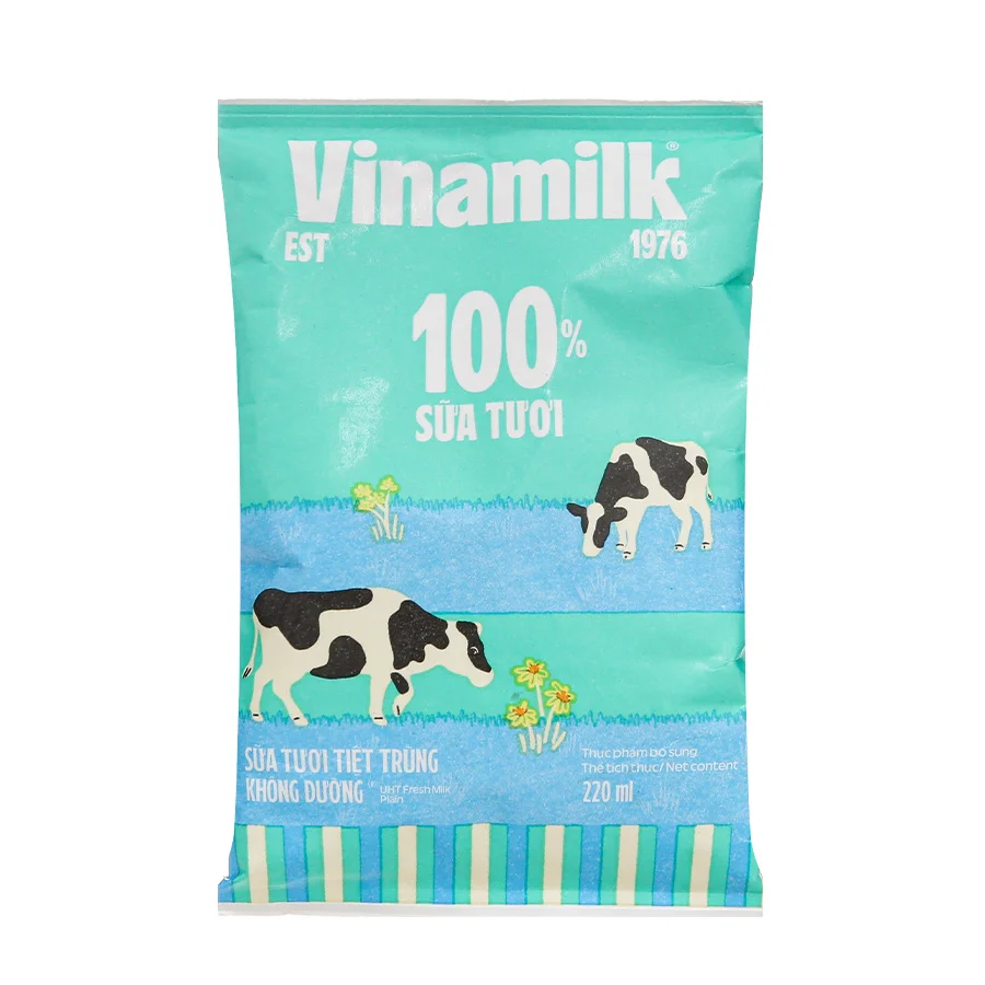Vinamilk Sữa Tươi Tiệt Trùng Green Farm Không Đường 1L