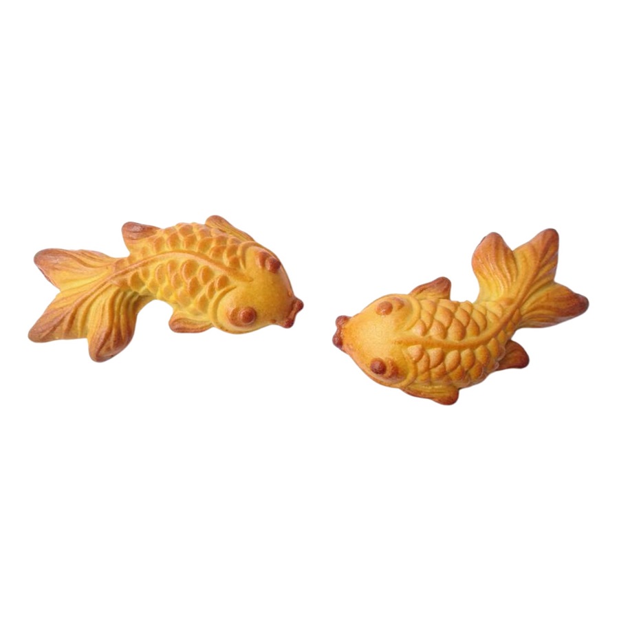 Bánh Nướng Nhân Đậu Xanh Hình Cá Vàng 120g