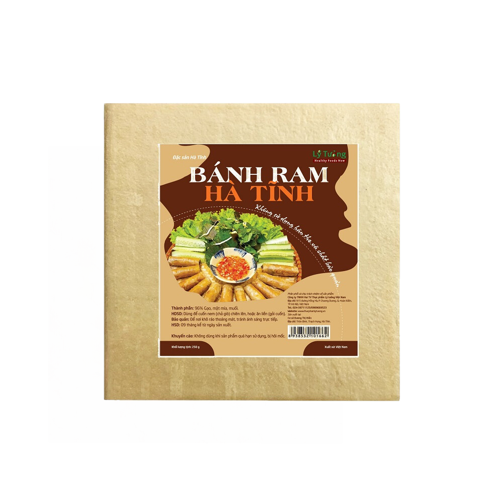 Bánh Ram Hà Tĩnh Thực Phẩm Lý Tưởng 250g