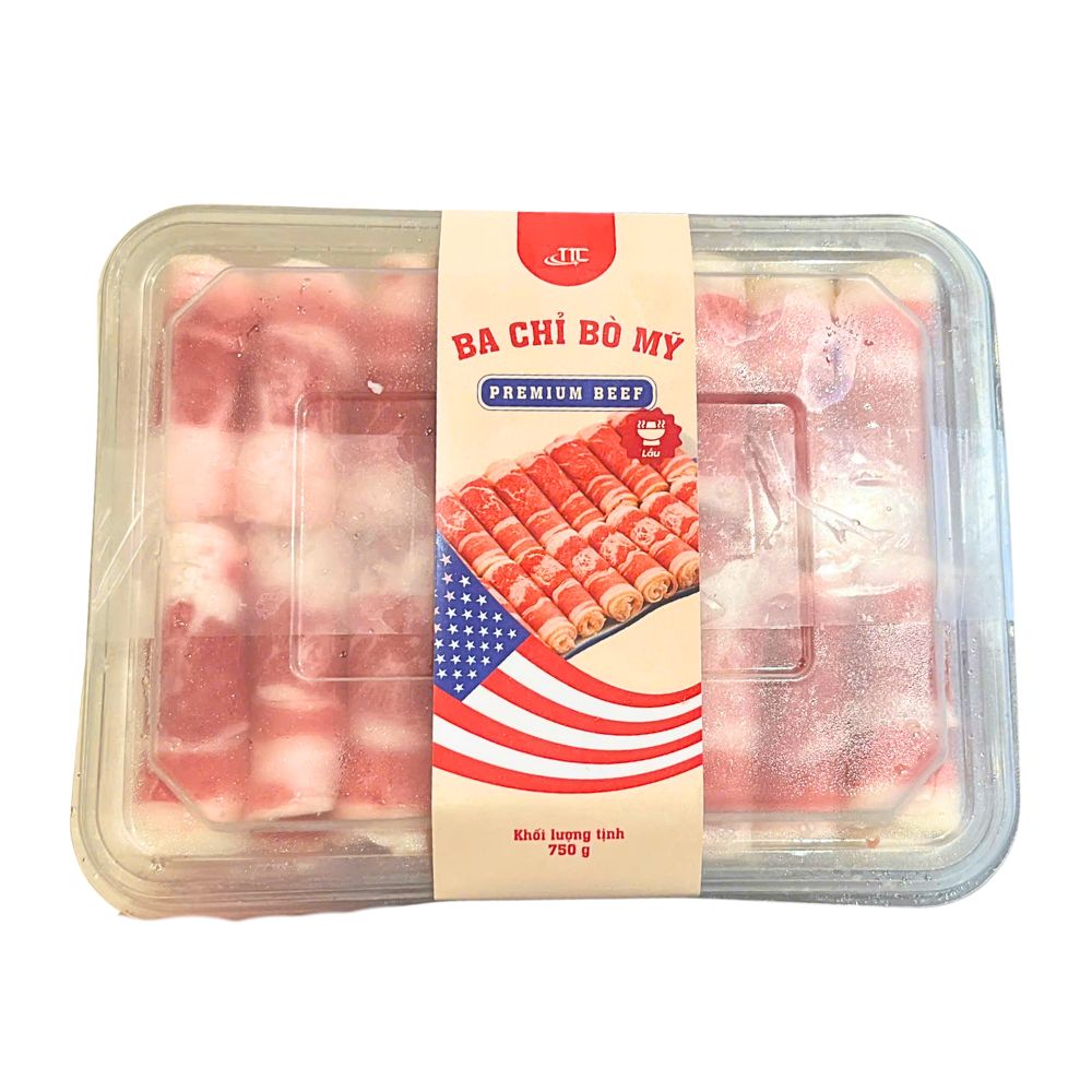 Ba Chỉ Bò Mỹ 750g