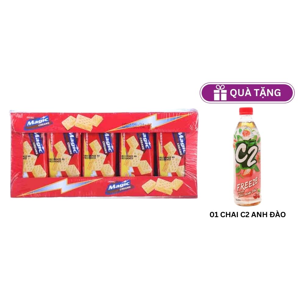 Bánh Cracker Magic Siêu Giòn Hai Lớp Kem Bơ 300g