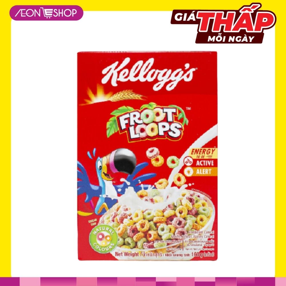 Froot Loops Blocking Ngũ cốc Froot Loops Kellogg's 150g đủ chất dinh dưỡng | AEONESHOP