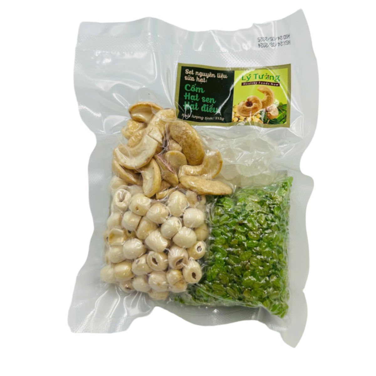 Set nguyên liệu sữa hạt Lý Tưởng: Hạt cốm - Hạt sen - Hạt điều tại ...