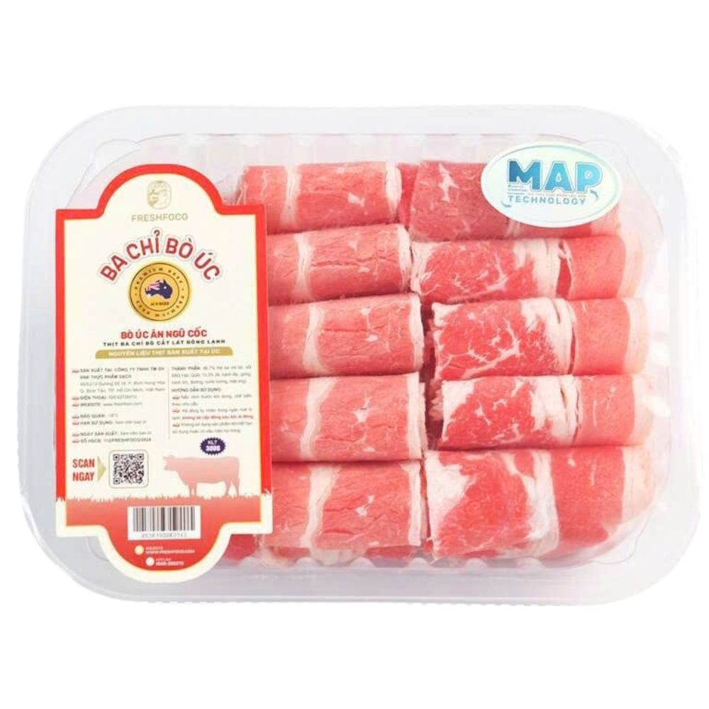 Thịt ba chỉ bò Úc 300g