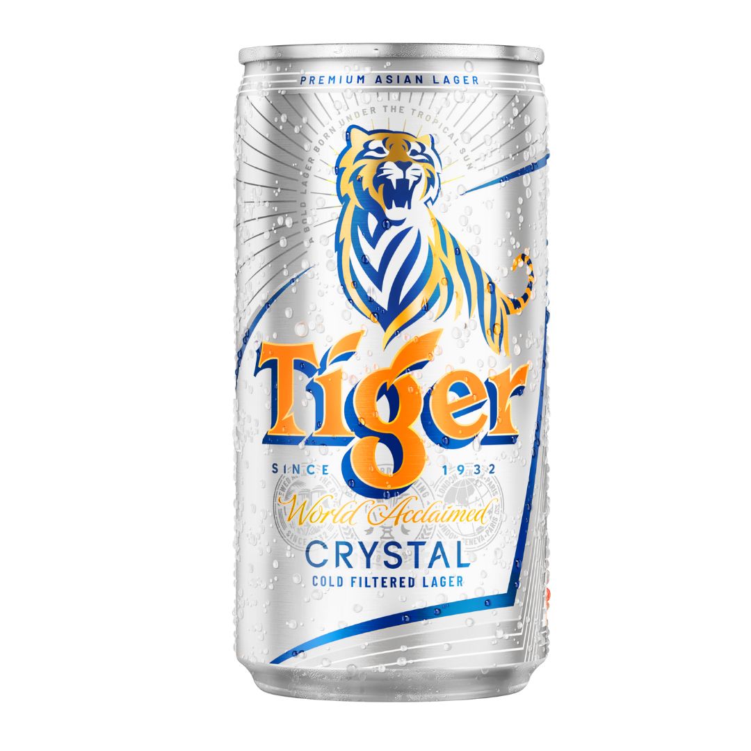 Bia Tiger Bạc (Tiger Crystal) Lon 250ml