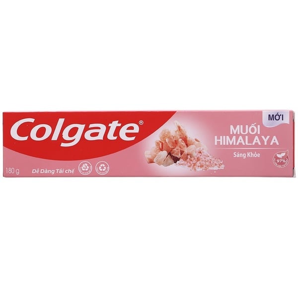 Colgate Asia Kem Đánh Răng Colgate Natural Muối Himalaya Sáng Khoẻ 180g