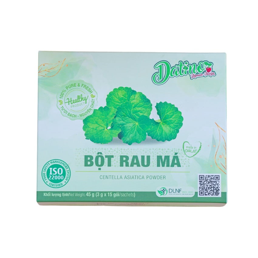 Bột Rau Má Nguyên Chất Datino 15 Gói x 3g